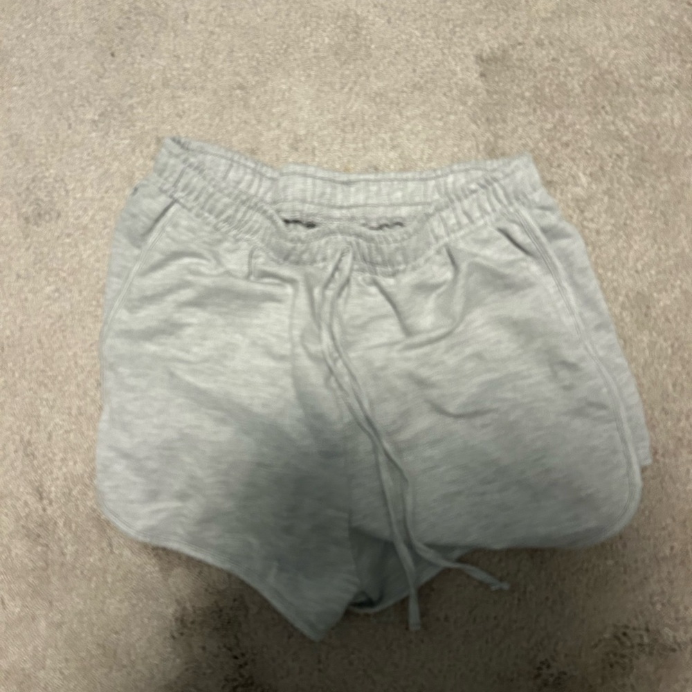 SHEIN Light Gray Athletic Shorts